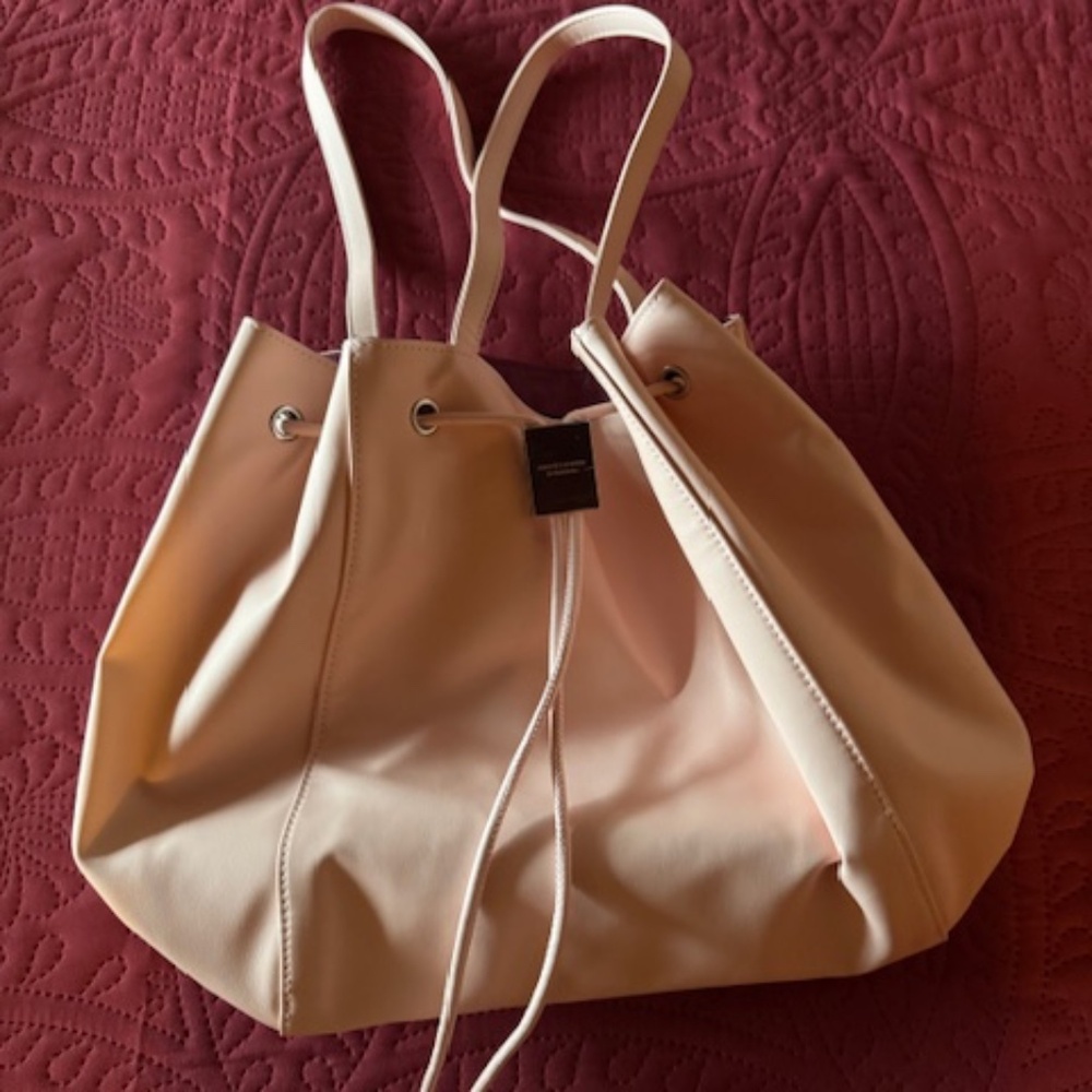 NEW  Really nice Ralph Lauren light pink drawstring closure purse NEW